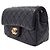 Chanel Borsa a tracolla Lambskin Classic New Mini Golden Ball Nero - vista 2