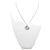 Gucci Collana con pendente GG Marmont argento