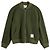 Thom Browne Wool Fleece Stripe Bomber Jacket Green