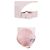 Moncler Baseball-Cap für Damen mit besticktem Logo (Pink) Weiß - Ansicht 5