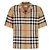 Burberry Kurzarmiges Seidenhemd mit Karomuster