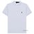 Ralph Lauren Herren Polo T-Shirt mit gesticktem Pony Weiß