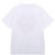 Comme Des Garcons T-Shirt mit kurzen Ärmeln und Big Heart Red Patch Weiß - Ansicht 4