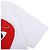 Comme Des Garcons T-Shirt mit kurzen Ärmeln und Big Heart Red Patch Weiß - Ansicht 6