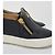 Sneaker slip-on con zip Giuseppe Zanotti in pelle nera Nero - vista 5