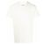 Maison Martin Margiela T-shirt à logo brodé Ivory Argenté