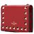Valentino Französische Lederbrieftasche Rot - Ansicht 4