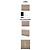 Saint Laurent Monogram Kartenetui Dunkelbeige Braun - Ansicht 2