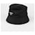Prada Triangle Logo Bucket Hat Größe Schwarz  - Ansicht 3
