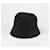 Prada Triangle Logo Bucket Hat Größe Schwarz  - Ansicht 6