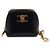 Céline Portamonete Micro Triomphe con charm per borsa in pelle nera