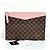 Louis Vuitton Borsa a Clutch Daily Damier Rosa