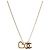 Chanel Collar Heart CC Gold - vista 2