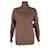 Dries Van Noten Langärmliger Strickpullover mit Rollkragen Braun