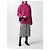 Balenciaga Cartera Hourglass con cadena efecto cocodrilo negra Negro - vista 8