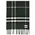 Burberry Sciarpa in cashmere a quadri Nero