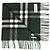 Burberry Sciarpa in cashmere a quadri Nero - vista 4