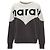 Isabel Marant Sweatshirt de Fleece em Preto Desbotado