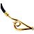 Hermès Collana Choker Jumbo Nera e Oro - vista 3