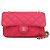 Chanel Bolso doble plegable rosa