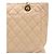 Chanel Bolso de hombro Grand Shopping Big CC en Caviar Beige Castaño - vista 11