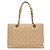 Chanel Bolso de hombro Grand Shopping Big CC en Caviar Beige Castaño - vista 3