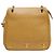 Chanel Bolsa de Ombro Triple CC Chain em couro caviar bege Marrom