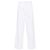 Prada Pantaloni dritti con logo Triangle Argento