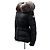 Moncler Boed Fox Fur Women's Short Down Jacket Black