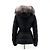 Moncler Boed Fox Fur Women's Short Down Jacket Black - view 6