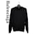 Balenciaga Logo Strickpullover Schwarz Mehrfarben
