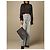 Clutch Balenciaga in metallo dorato Nero - vista 6