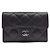 Tarjetero Chanel Caviar Negro