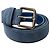 Loro Piana Cintura in camoscio blu