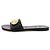 Loewe Pebble Slide in vitello morbido Nero - vista 4