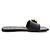 Loewe Pebble Slide in vitello morbido Nero - vista 5