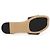 Loewe Pebble Slide in vitello morbido Nero - vista 6