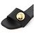 Loewe Pebble Slide in vitello morbido Nero - vista 7