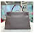 Hermès Kelly Epsom Silver Stamp Marrone - vista 2