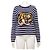 Gucci Tiger Wollstrick mit Marineblau gestreift für Damen