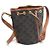 Céline Borsa a secchiello piccola Triomphe a coulisse da spalla e crossbody Marrone - vista 3