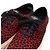 Saint Laurent Sneakers basse da uomo in camoscio Harako leopard rosso - vista 5
