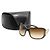Chanel Occhiali da sole quadrati CC con montatura marrone e oro - vista 6