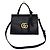 Gucci Borsa a mano e a tracolla Marmont con manico superiore Nero