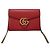 Borsa a tracolla con catena Gucci Marmont WOC Rosso
