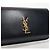 Saint Laurent Borsa a tracolla con catena porta-cellulare Nero - vista 3