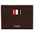 Thom Browne Wallet Pebble Grain Three-Line Tab Men's Card Wallet stamp: Black