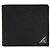 Prada Saffiano Leather Metal Accent Men's Wallet Black
