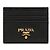 Prada Saffiano Kartenetui Schwarz