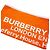 Burberry Asciugamano in jacquard di cotone Location da donna Arancione - vista 5
